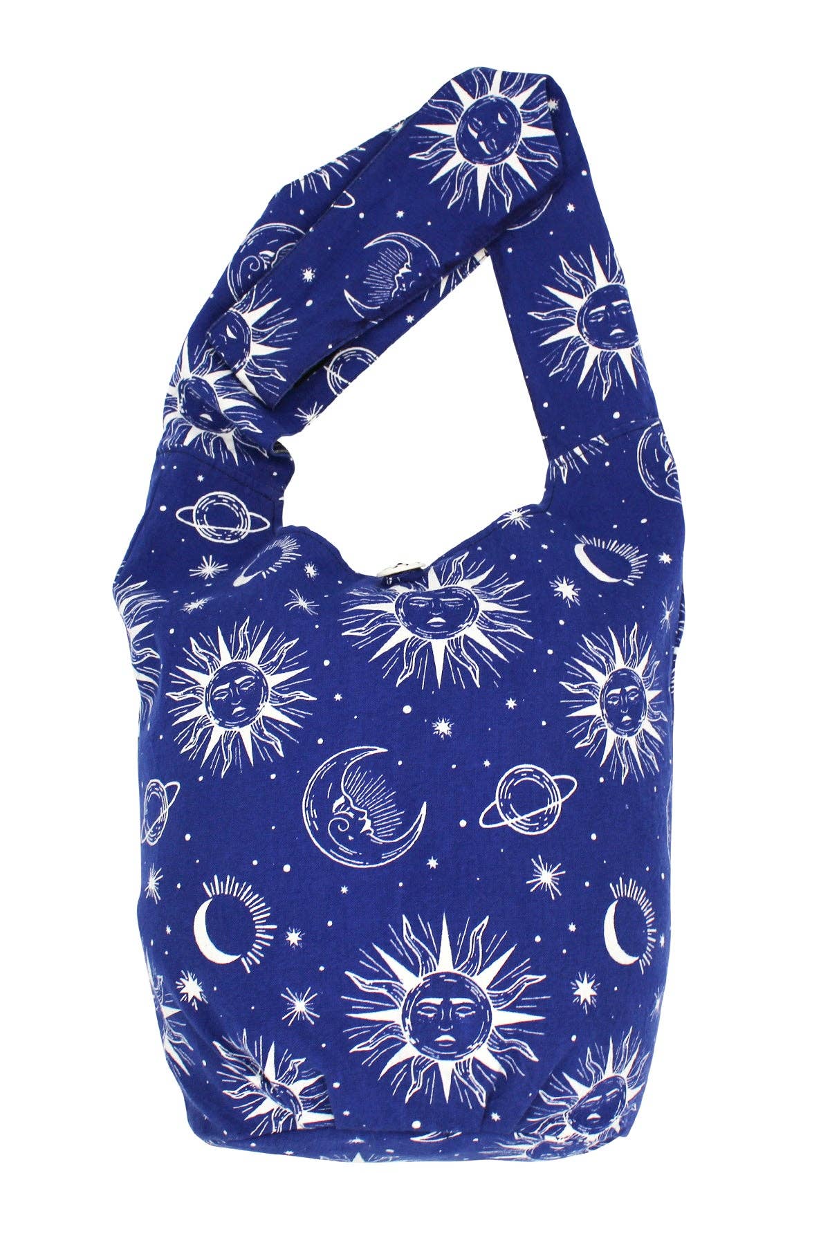 Boho Printed shoulder Bag: One Size / Brown