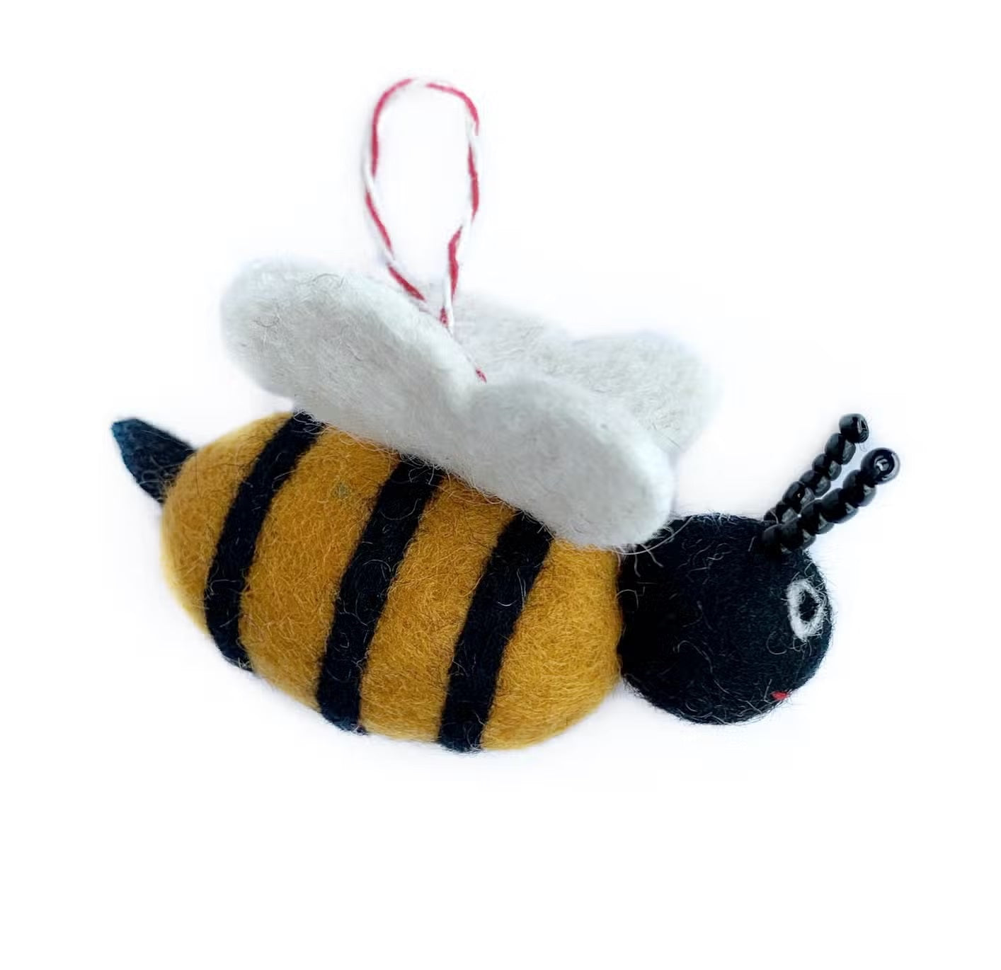 Bee Felt Wool Ornament