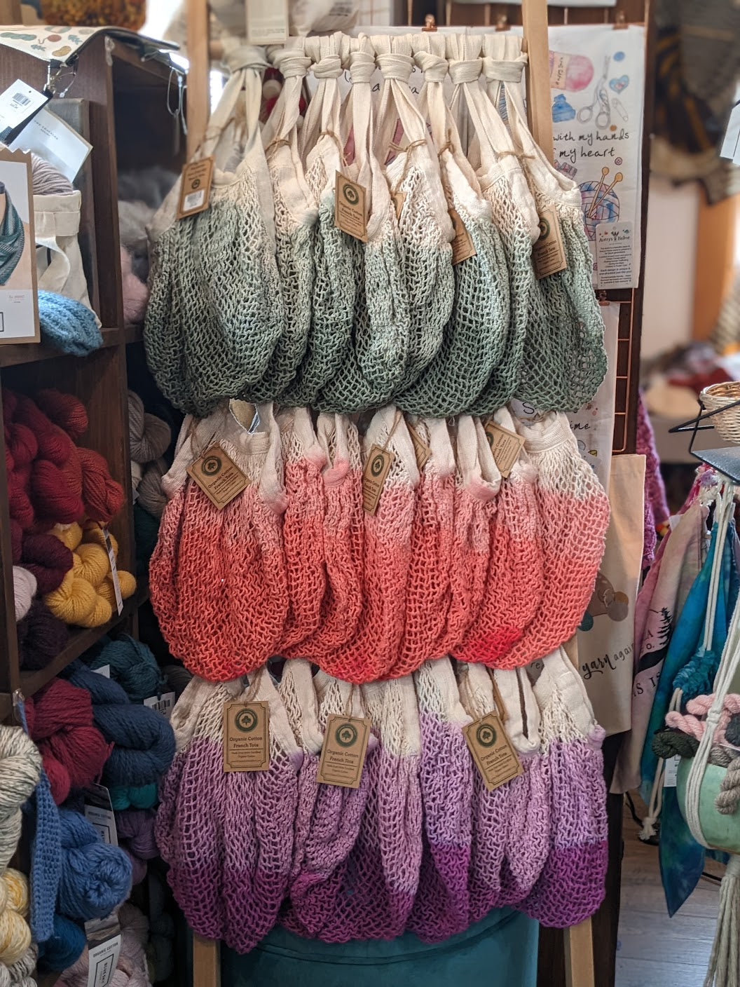 Organic Cotton Market Bag - Hand-dyed