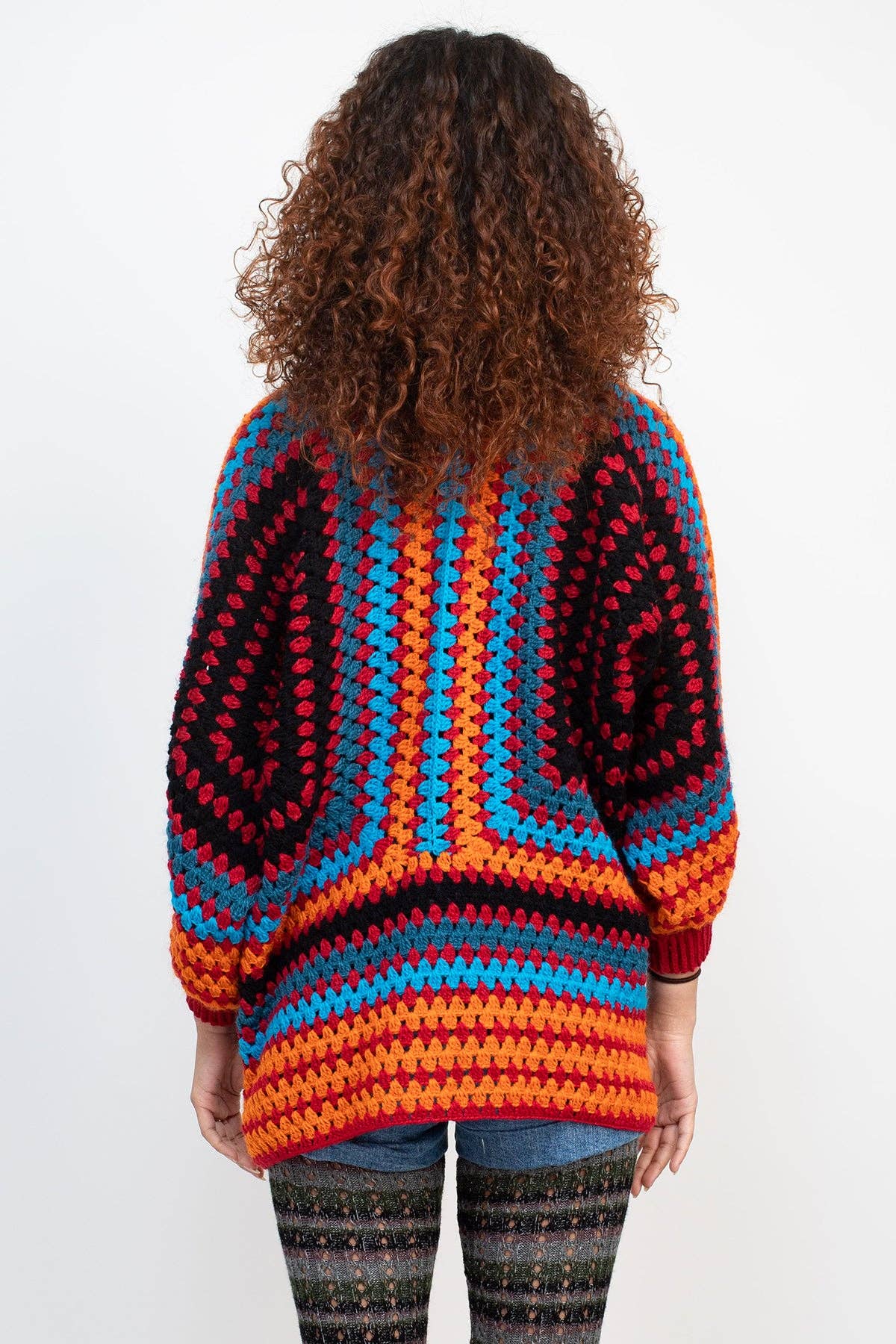 Fiesta Crocheted Cardigan: S/M
