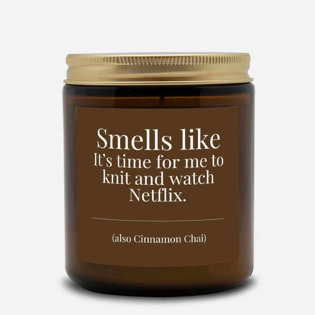 Hand-poured Coconut Soy Wax Candles For Knitters