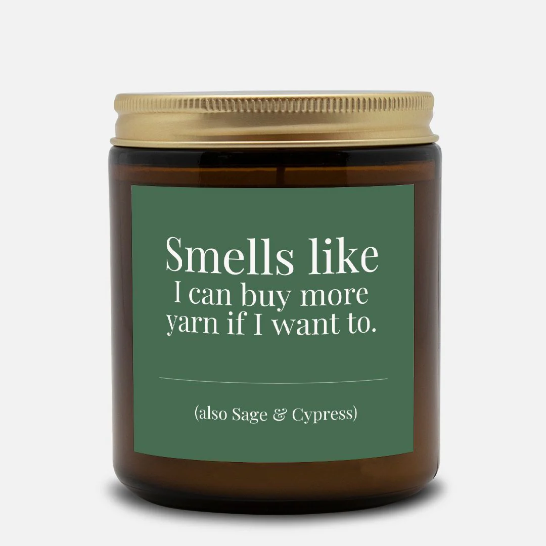 Hand-poured Coconut Soy Wax Candles For Knitters