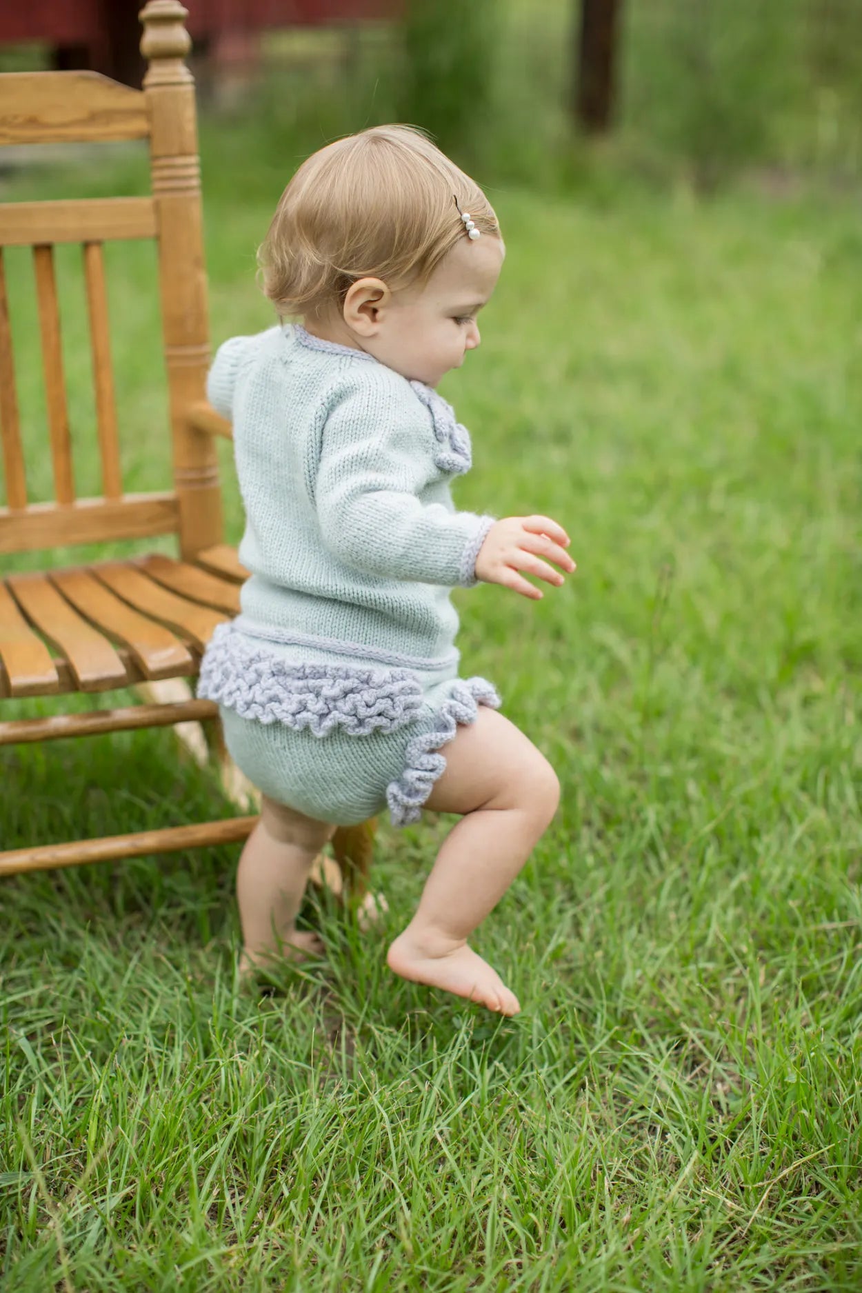 Tot Toppers Fancy Ruffles Pullover & Bottom Pattern