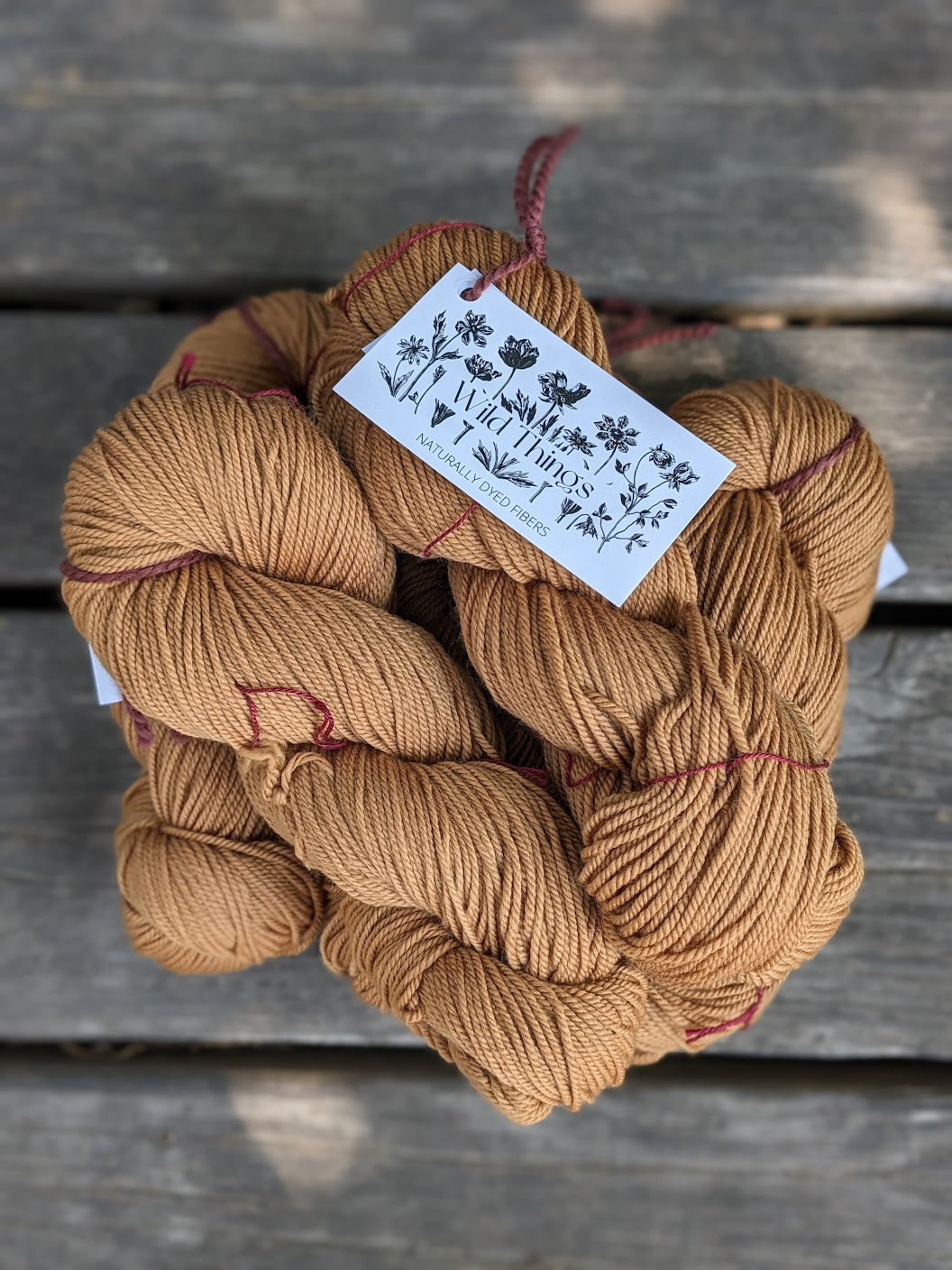 Wild Things ~ Naturally Dyed Fibers ~ Superwash Wool