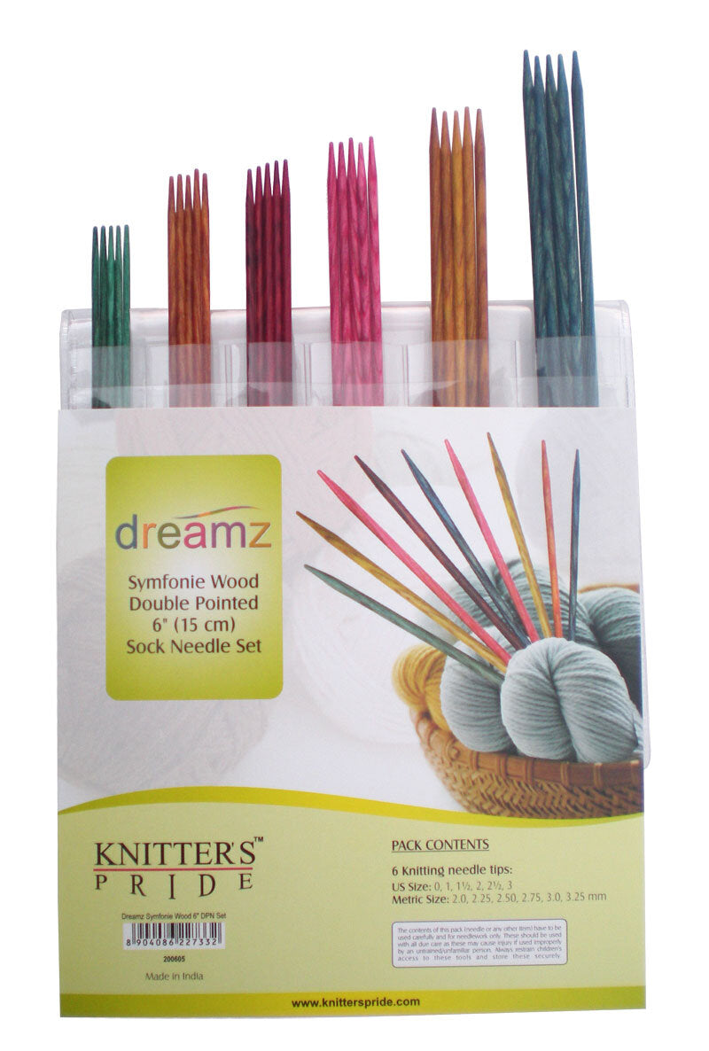 Symfonie Dreamz 6" Double Pointed Needle Set (0 - 3)