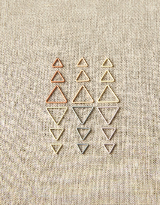 Triangle Stitch Markers - Earth Tones