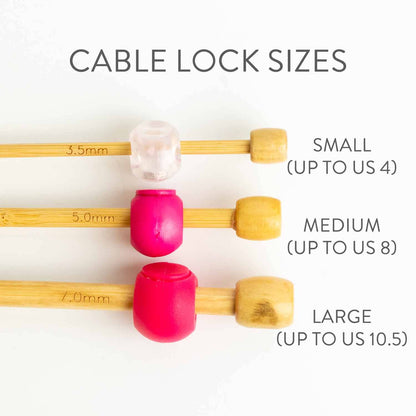 Cable Locks - Circular Needle Cord Stops