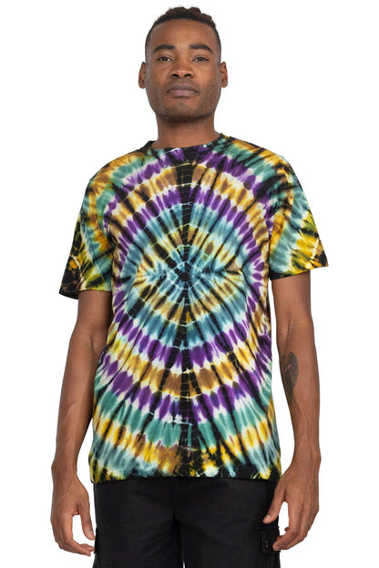 Unisex Diamond Tie-dye T-Shirt: Earth
