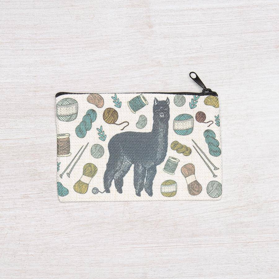 Alpaca Zipper Pouch