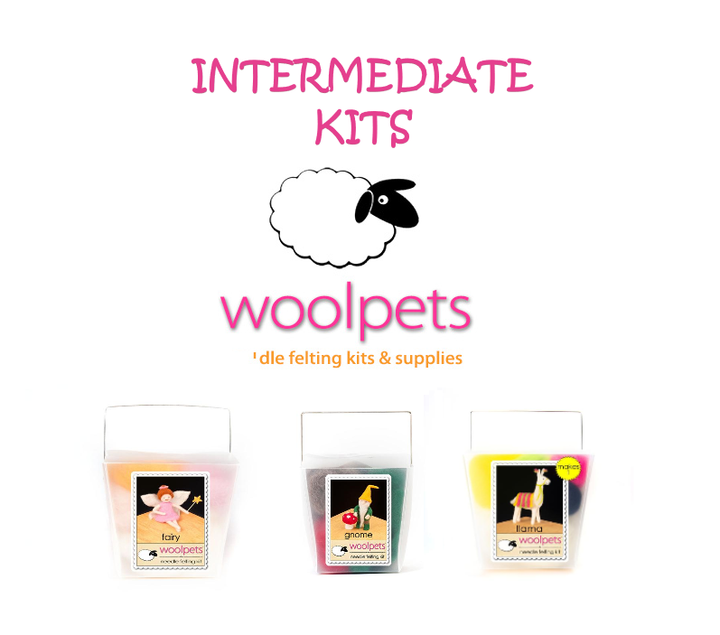 Woolpets Needle Felting - Intermediate Kits