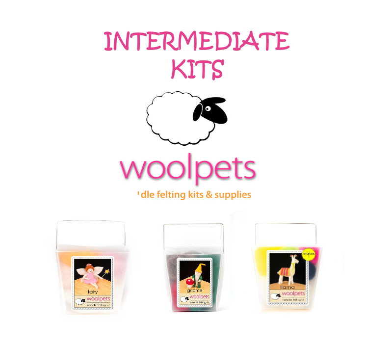 Woolpets Sheep Intermediate Wool Felting Needle Kit