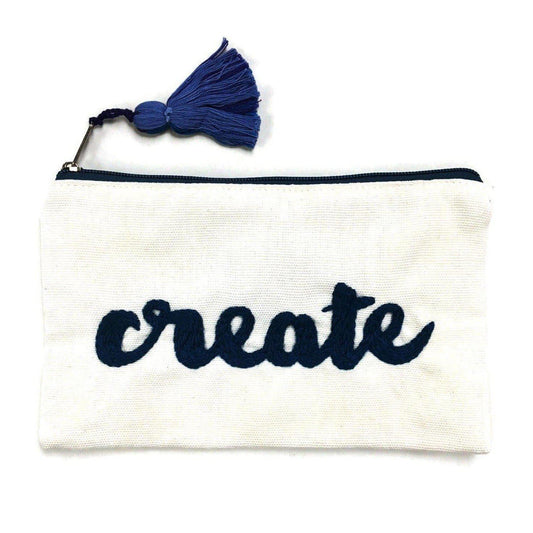 Evolve Embroidered Clutch Bag - Create